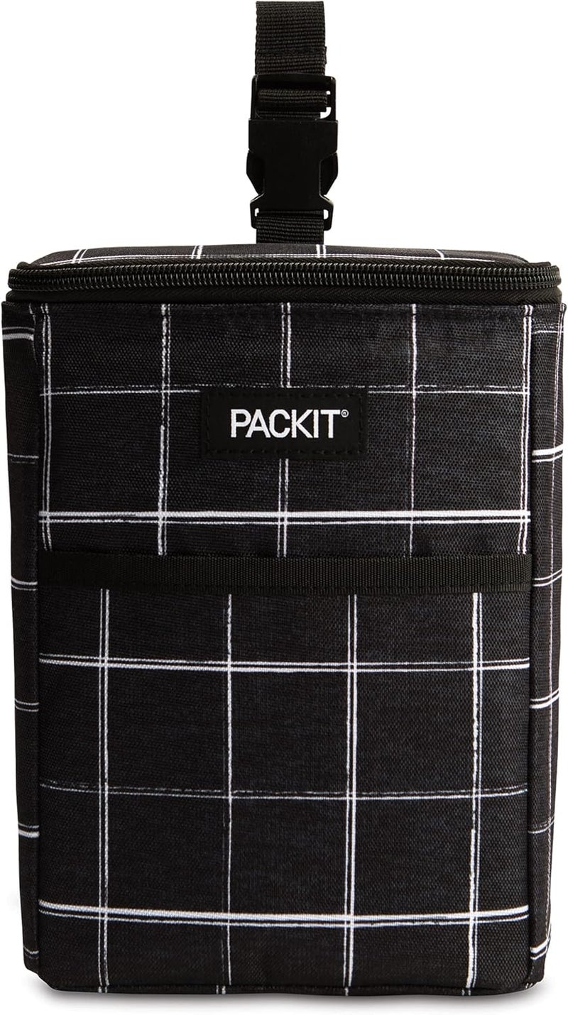 PACKIT Freezable Double Bottle Bag, Built with EcoFreeze Technology, Antimicrobial lining, Collapsible, Reusable, Zip Closure, Buckle Handle, Perfect for Breastmilk and Formula On the Go - Image 1